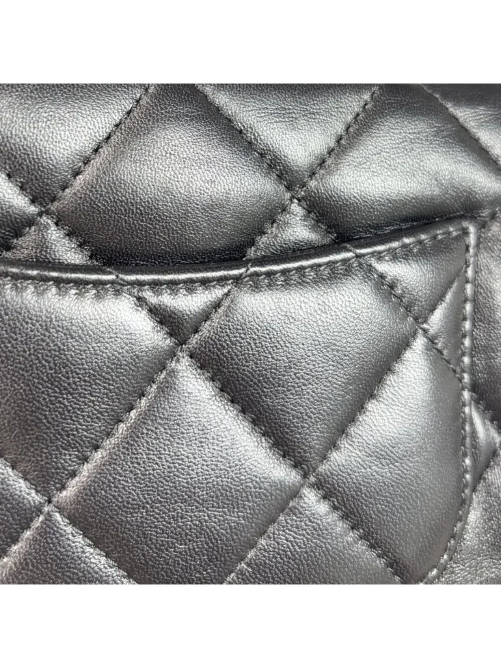 Chanel Shoulder Bag Mini Quilted Chain Turnlock Mini CC Logo Lambskin Black